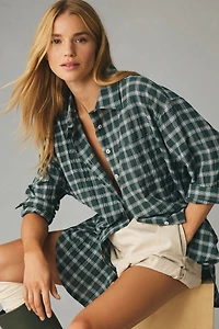 Maeve The Bennet Buttondown Shirt: Plaid Edition