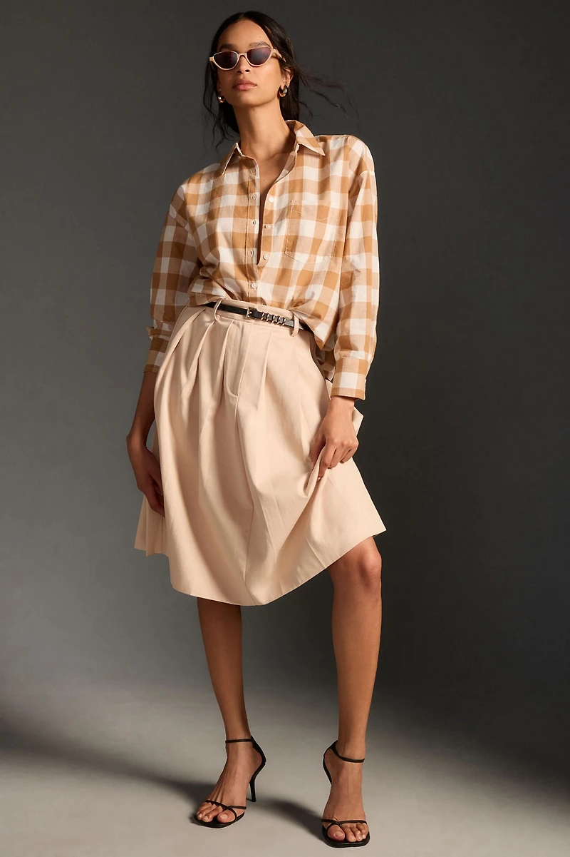 Maeve The Bennet Buttondown Shirt: Buffalo Check Edition