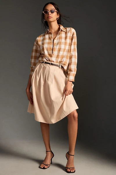 Maeve The Bennet Buttondown Shirt: Buffalo Check Edition