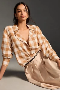 Maeve The Bennet Buttondown Shirt: Buffalo Check Edition