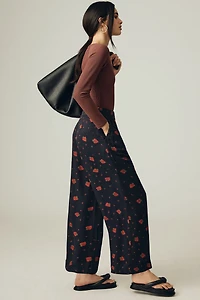 FARM Rio Berry Printed Wide-Leg Pants
