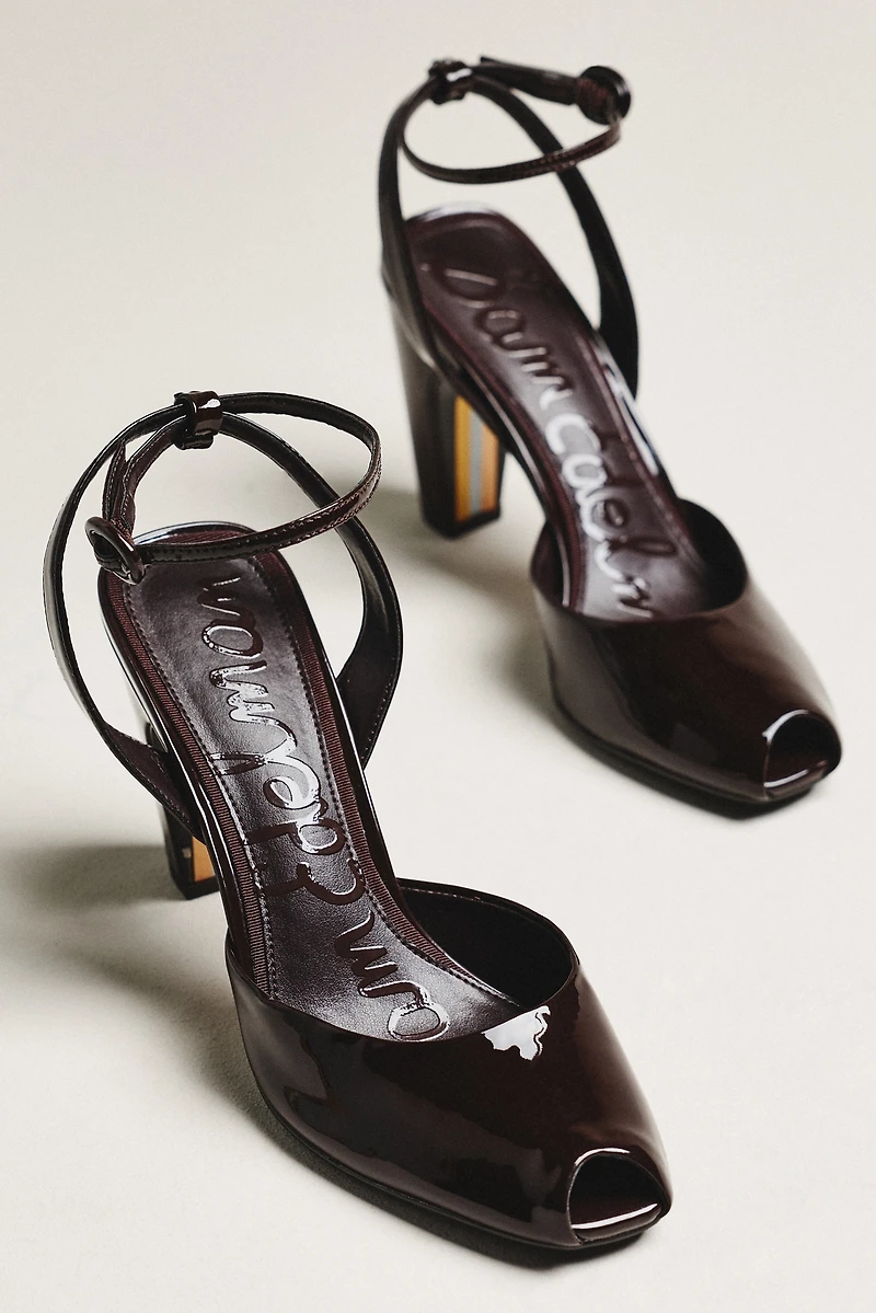 Sam Edelman Wrenna Peep-Toe Heels