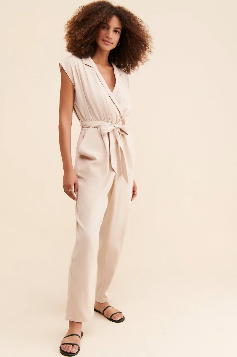 En Saison Madison Straight Leg Jumpsuit