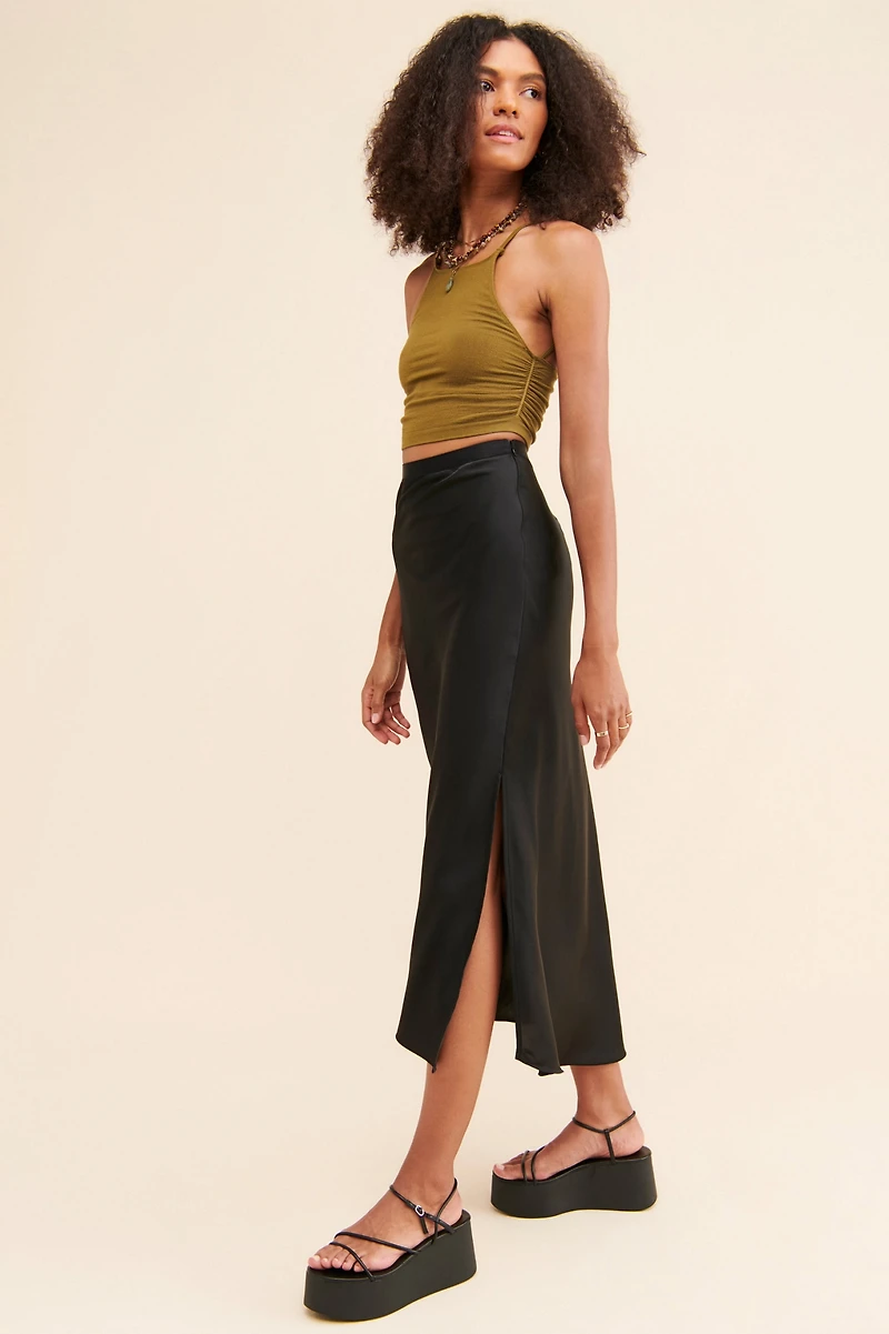 Bishop + Young Bias Cut Slip Skirt