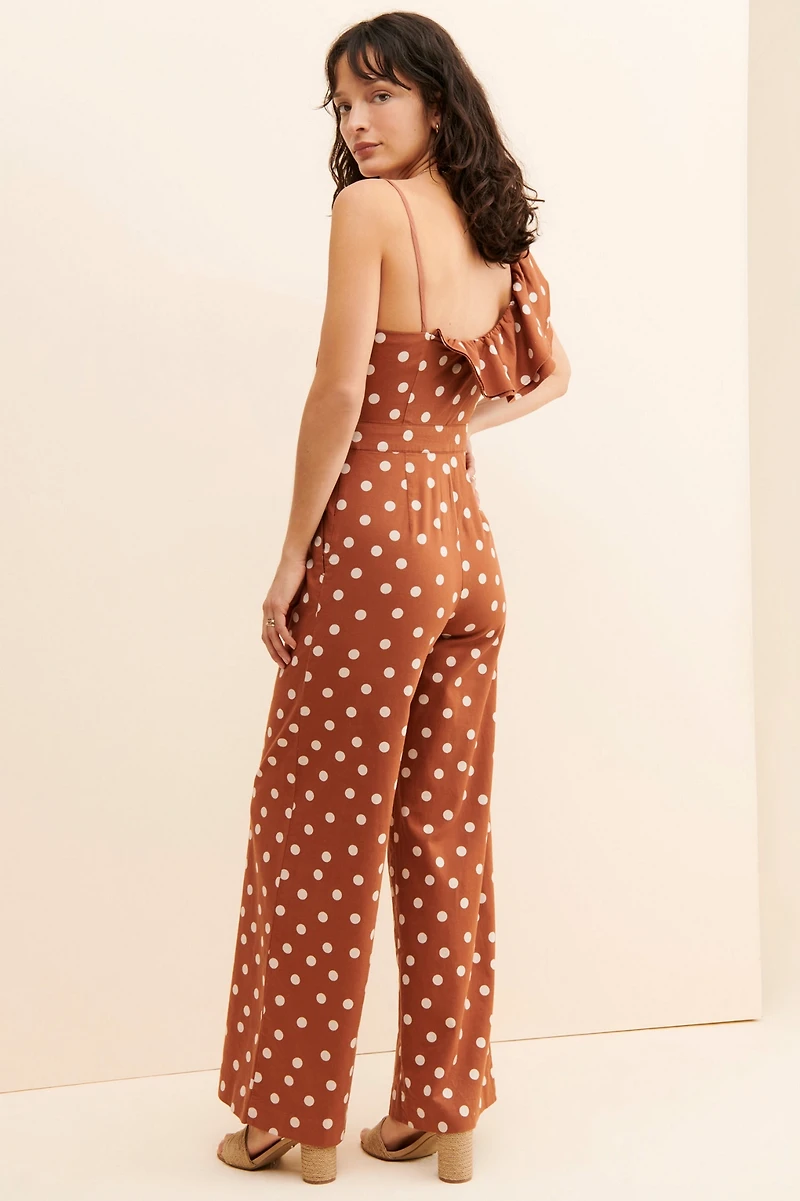One Shoulder Jumpsuit