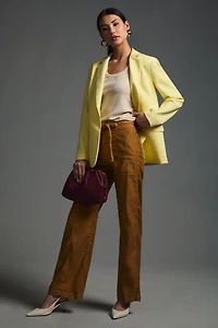 Maeve Button-Back Blazer