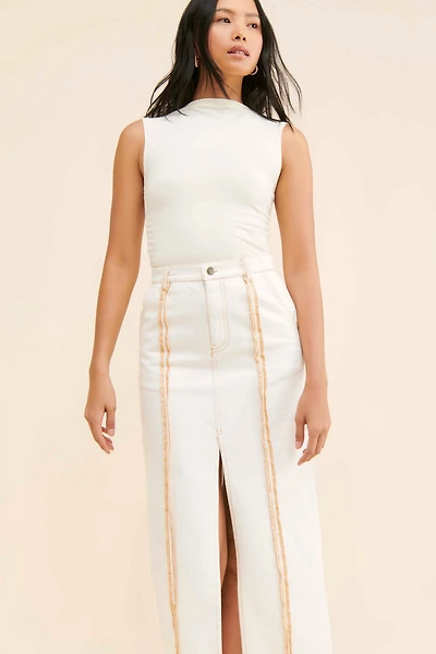 Moon River Overlock Midi Skirt