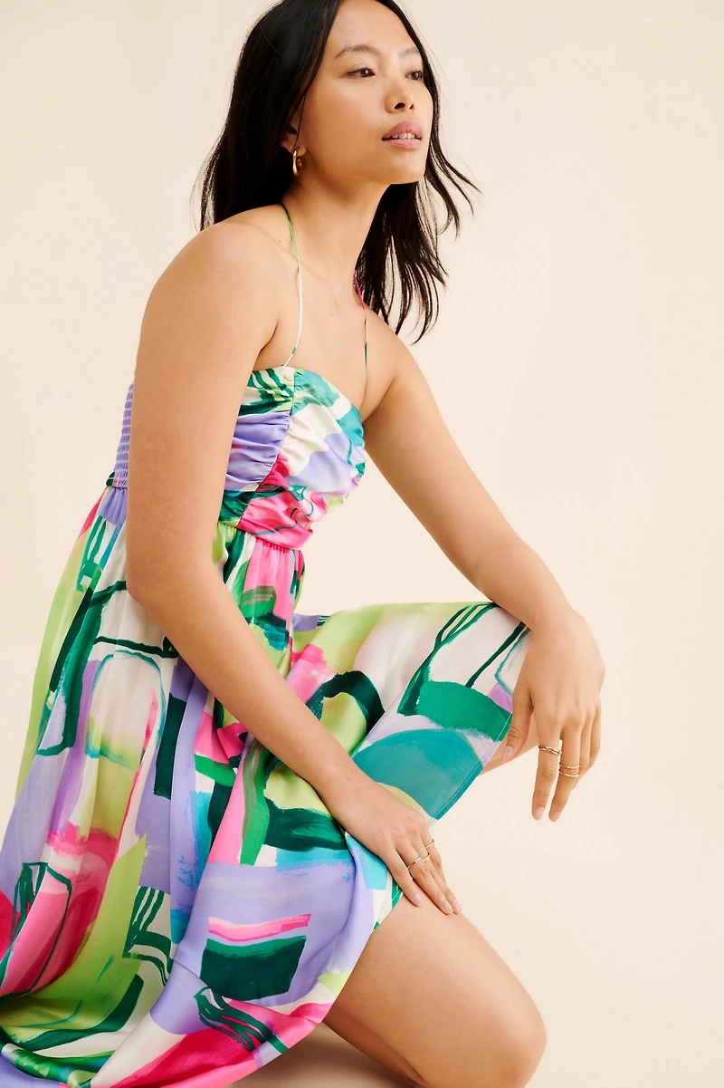 The Odells Abstract Printed Maxi Dress