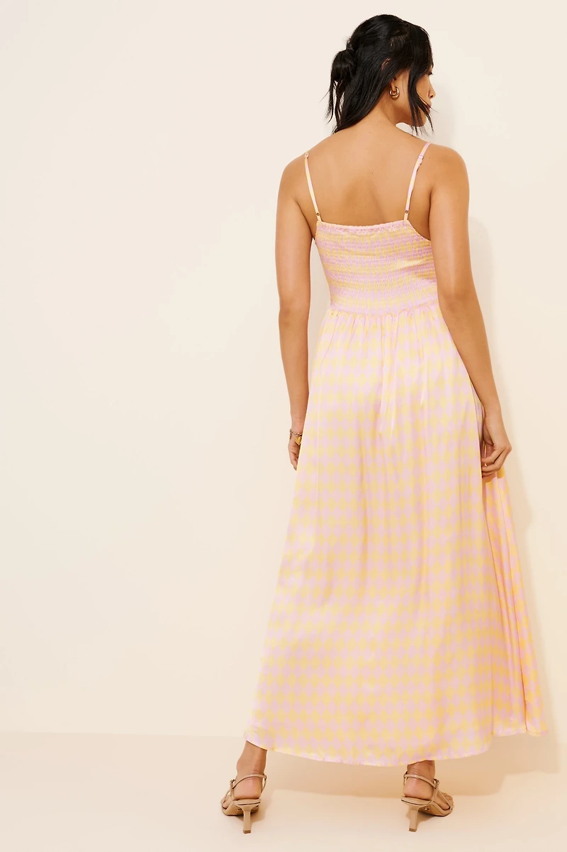 Olivia Rubin Jolene Satin Midi Dress