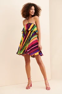 AMUR Sevyn Mini Halter Dress