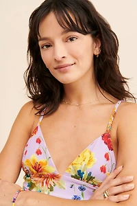 Agua Bendita Kayle Floral Crop Top
