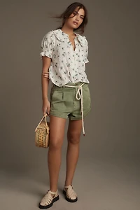 Pilcro Keira Collared Button-Front Blouse