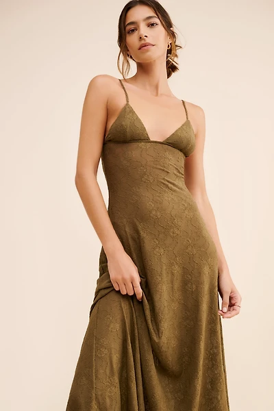 WeWoreWhat V Front Midi Dress