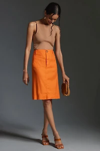 Maeve The Colette Patch Pocket Skirt