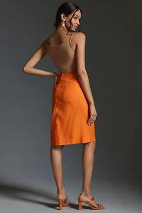 Maeve The Colette Patch Pocket Skirt