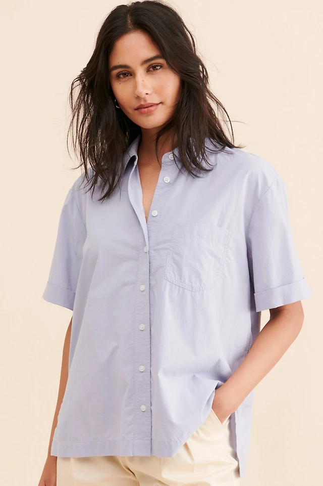 Madewell Signature Poplin Short-Sleeve Button-Down Shirt