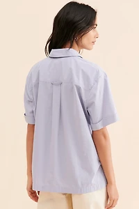 Madewell Signature Poplin Short-Sleeve Button-Down Shirt