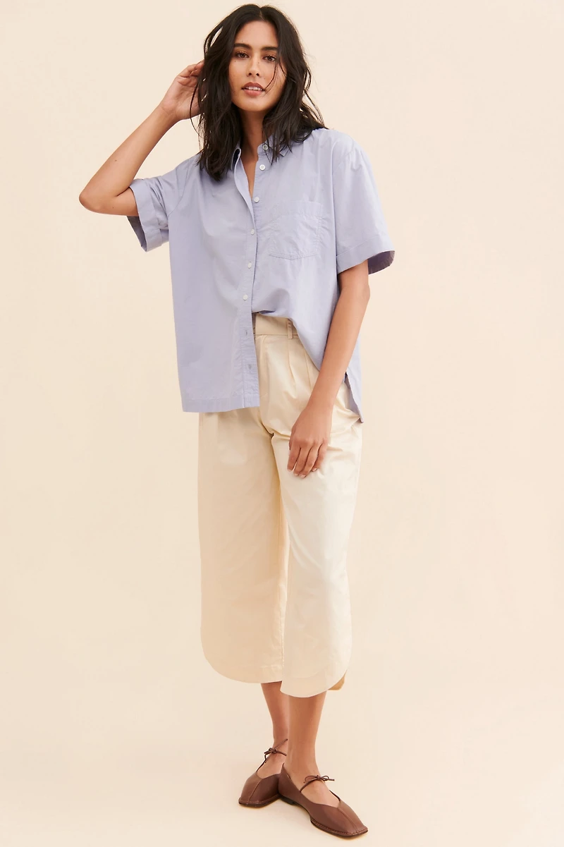 Madewell Signature Poplin Short-Sleeve Button-Down Shirt