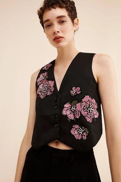 Dhruv Kapoor Embellished Menswear Vest