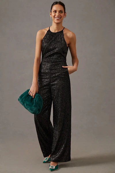 Maeve Sequin Disco Jumpsuit