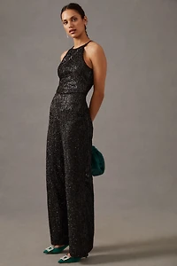 Maeve Sequin Disco Jumpsuit