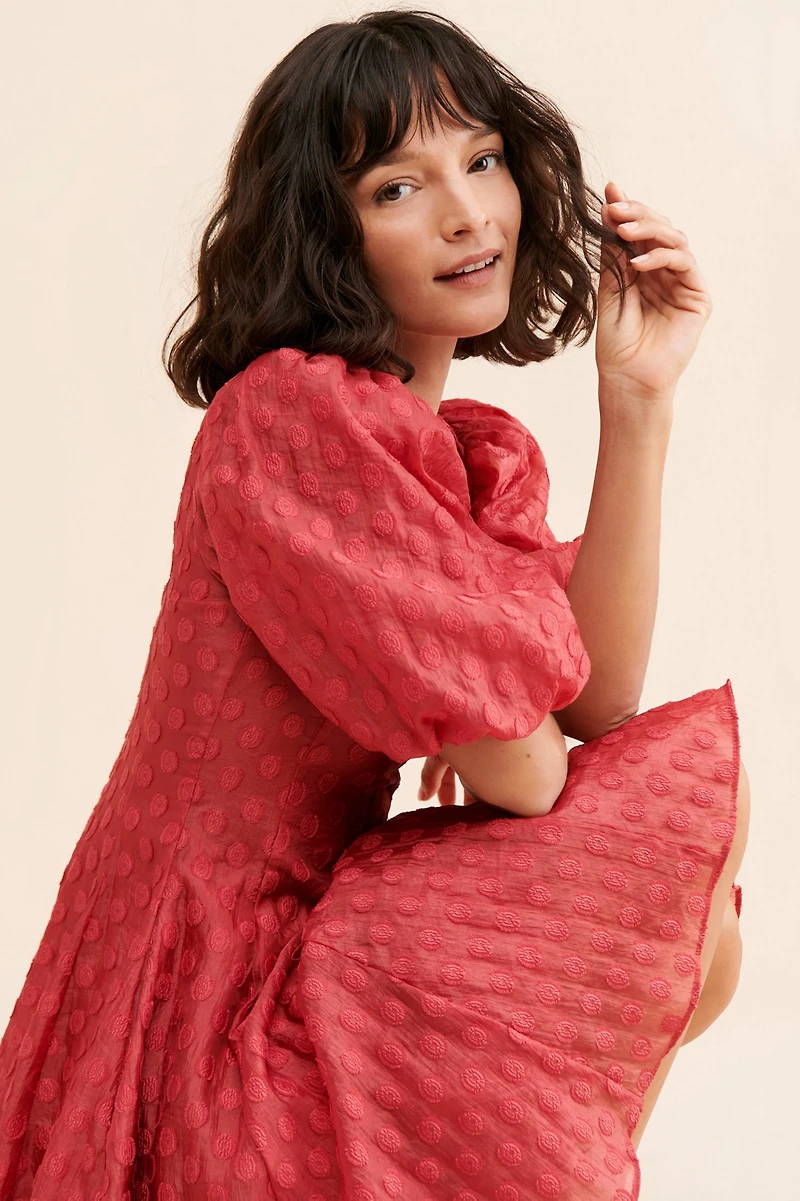 Rachel Parcell Organza Dot Dress