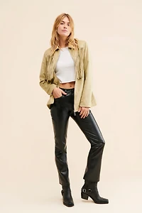 WeWoreWhat Fringe Faux Suede Jacket