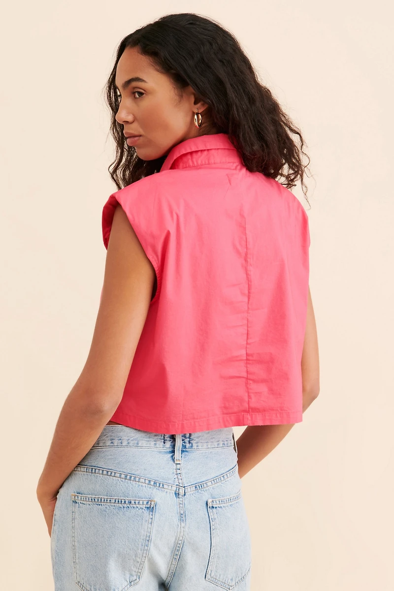 Pistola Liam Sleeveless Buttondown