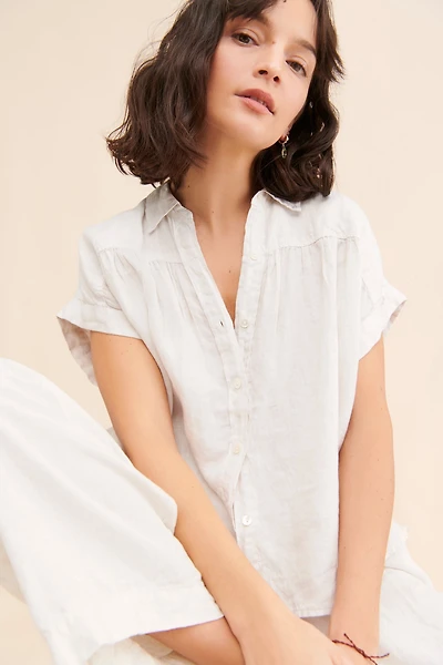 Velvet by Graham & Spencer Hannah Linen Top