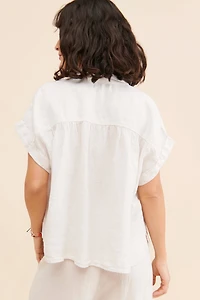 Velvet by Graham & Spencer Hannah Linen Top
