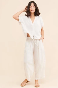 Velvet by Graham & Spencer Hannah Linen Top