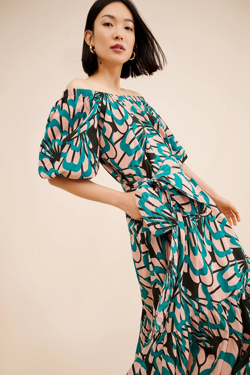 Mirth Capri Tie Midi Dress