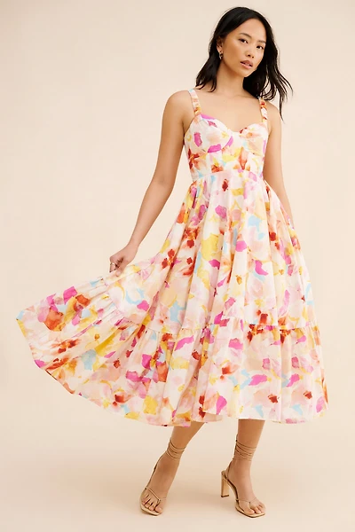 AMUR Kellem Midi Dress