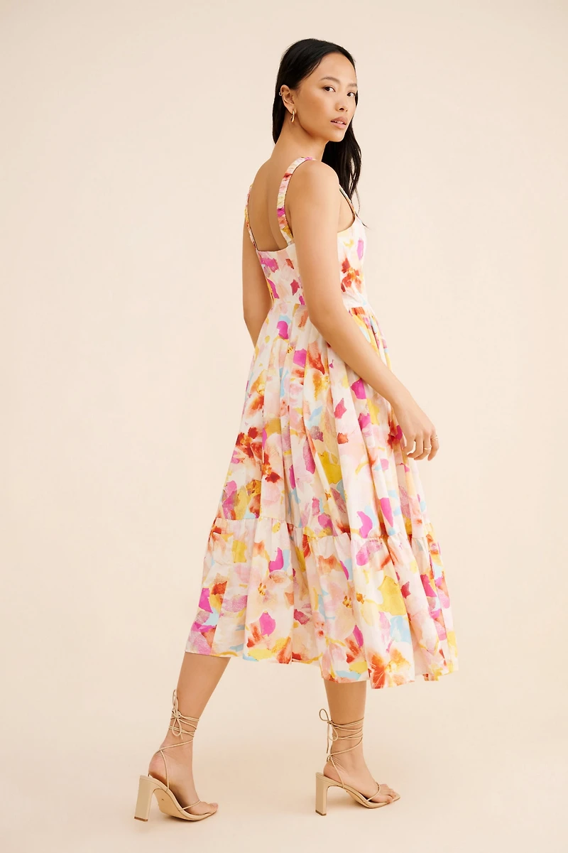 AMUR Kellem Midi Dress