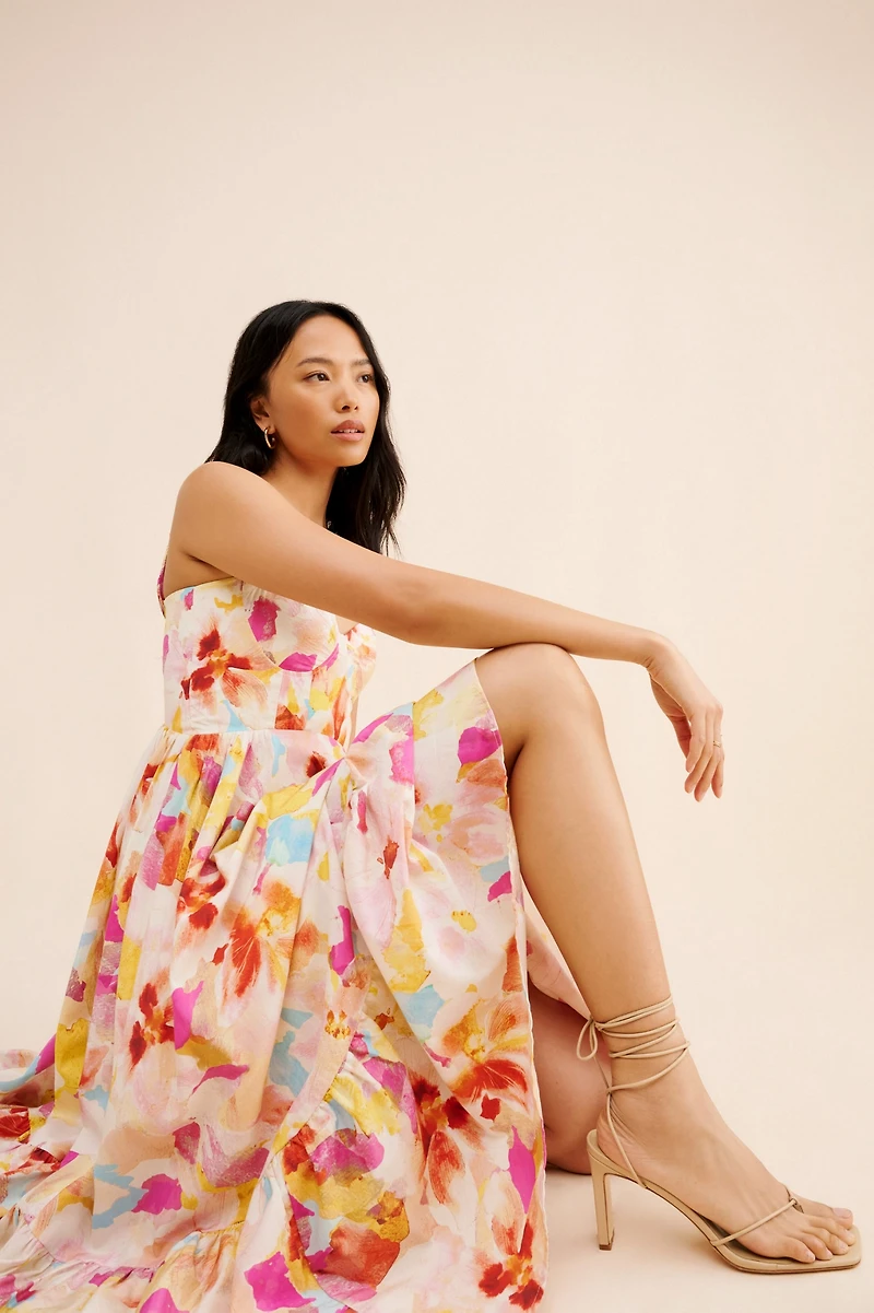 AMUR Kellem Midi Dress