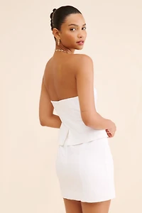 BHLDN Strapless Vest Mini Dress