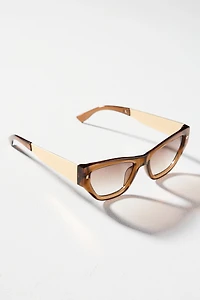 I-SEA Translucent Metal Cat-Eye Sunglasses