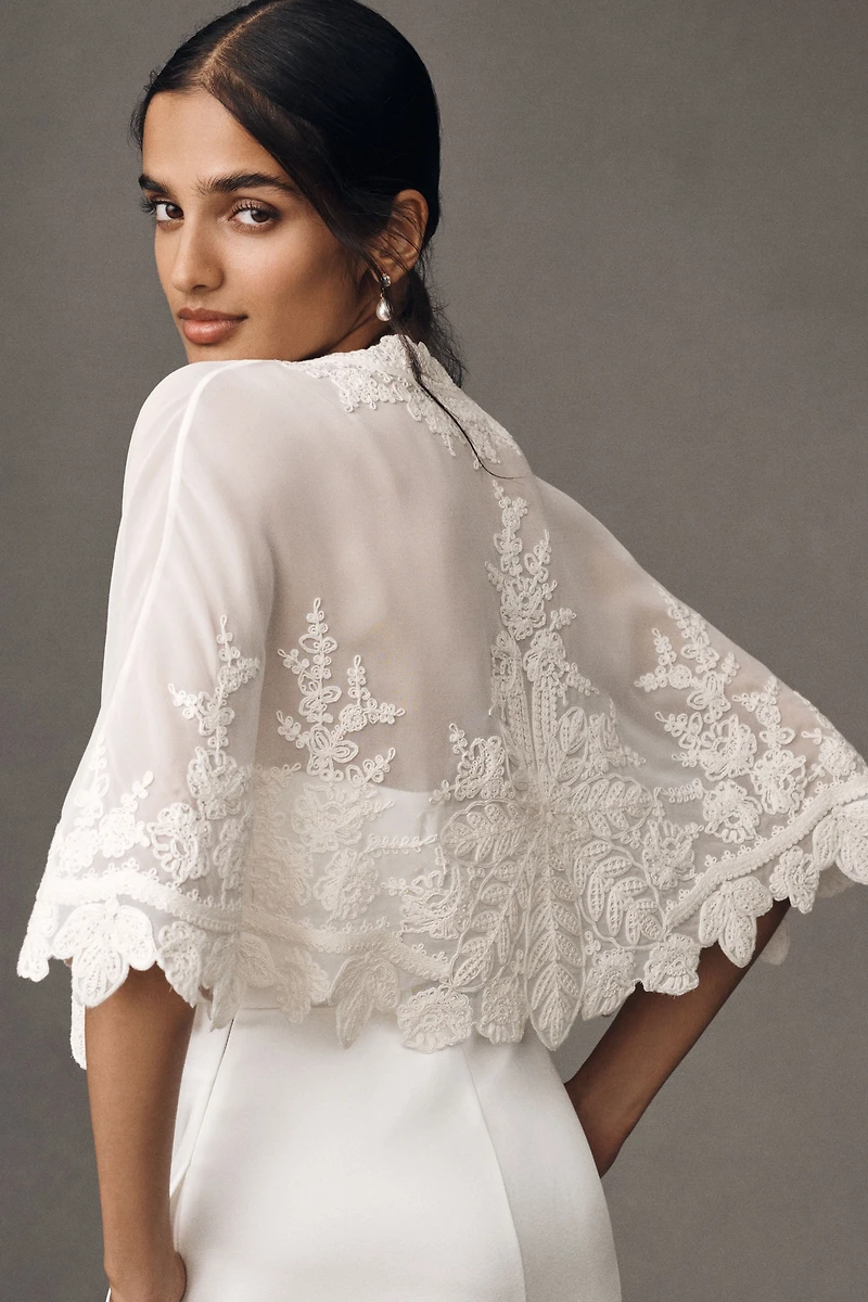 BHLDN Embroidered Lace Bolero