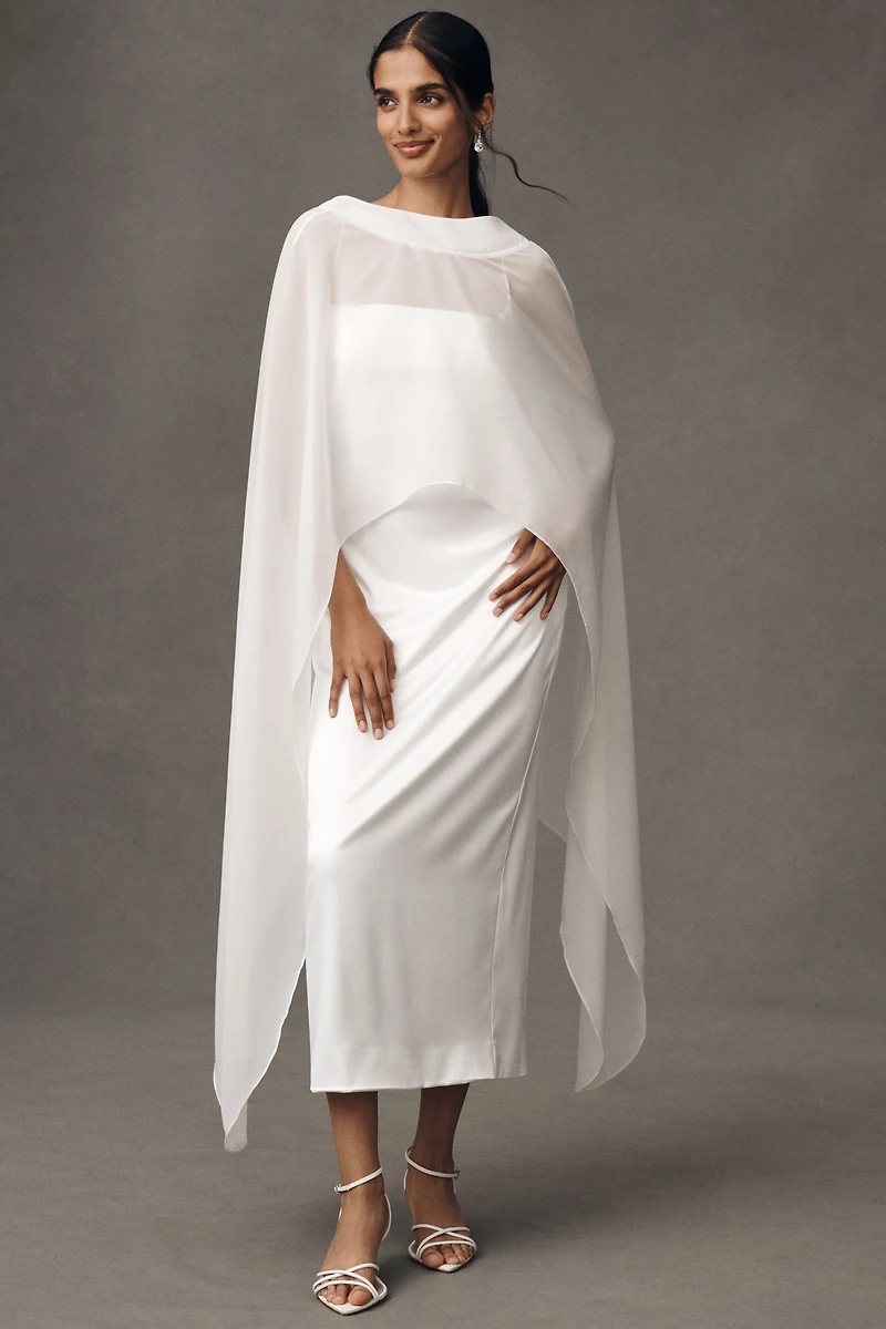 BHLDN Long Sheer Cape