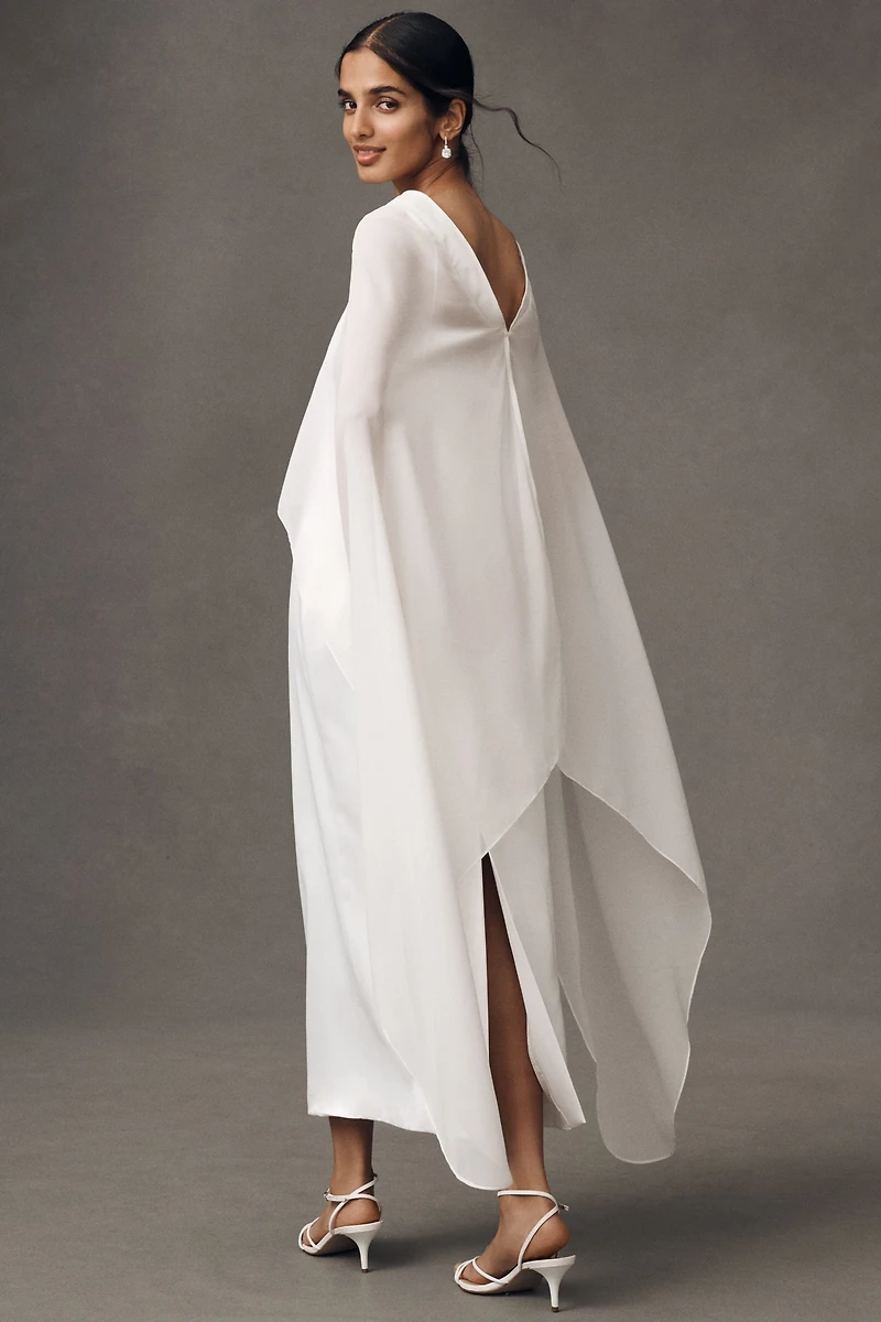 BHLDN Long Sheer Cape