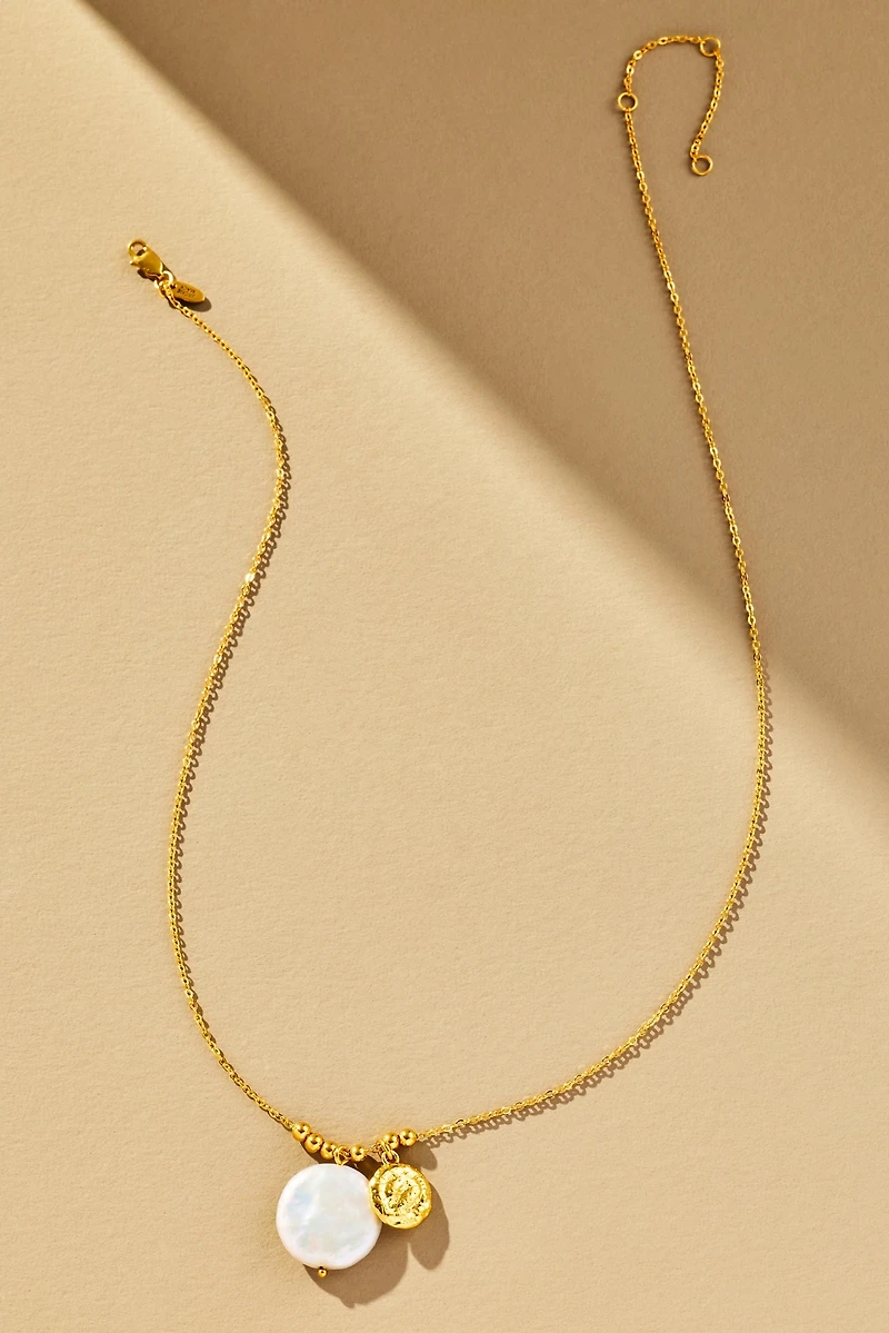 Jackie Mack Pearl Charm Elysia Necklace