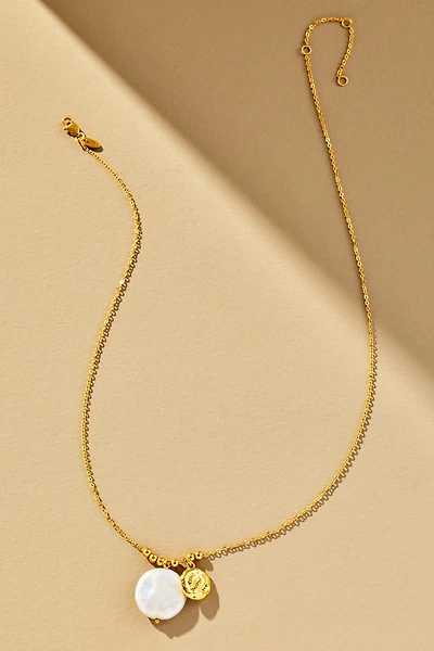 Jackie Mack Pearl Charm Elysia Necklace