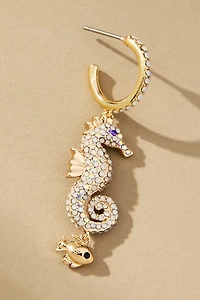 BaubleBar Vela Seahorse Drop Earrings