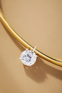 Shashi Roux Crystal Pendant Cuff Necklace