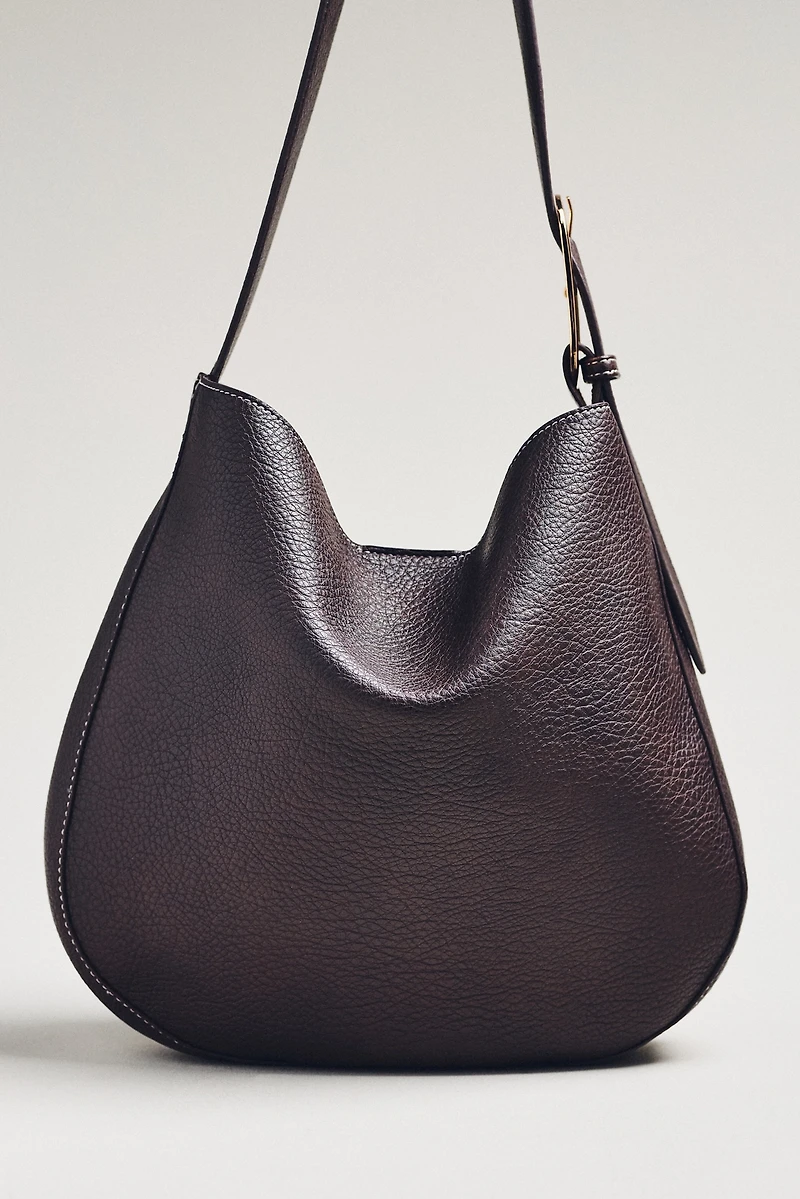 Slouchy Buckle Tote