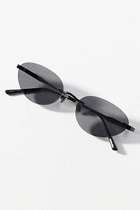 Elisa Johnson Oval Metal Sunglasses