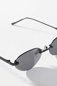 Elisa Johnson Oval Metal Sunglasses