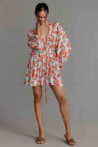 Pranella Astra Tahiti Days Printed Mini Kaftan