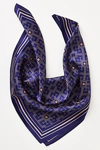 Elegancia Tropical Royal Labyrinth Silk Scarf