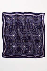Elegancia Tropical Royal Labyrinth Silk Scarf